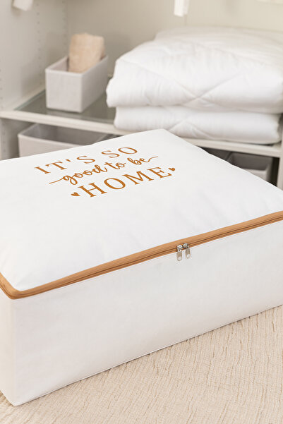 REKHOME 3 Adet Büyük Boy Baza Altı Yastık Yorgan Kazak Hurcu 62x46x22