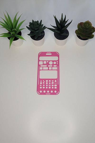 Karmelom Studio Telephone Shaped Bullet Journal Icons Template Ruler