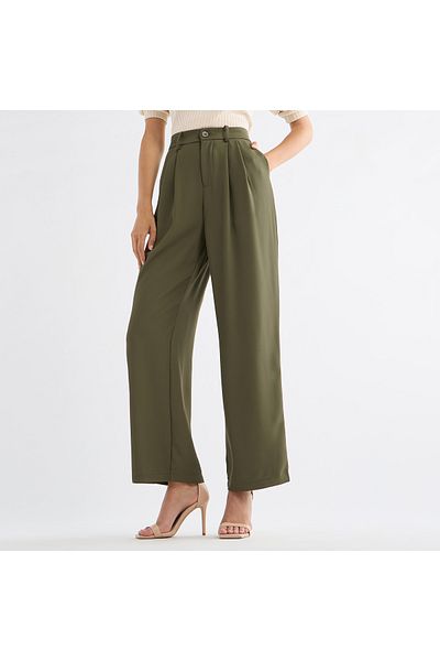 FAV PANTS WITH METALLIC CHAIN