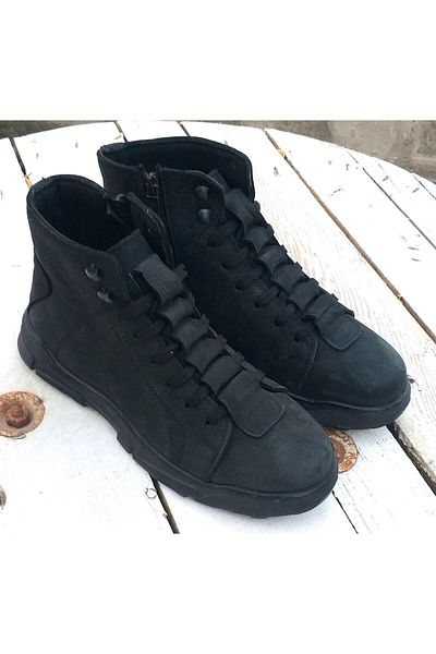 Bulldozer 220009 Ανδρικές γνήσιες δερμάτινες μπότες casual