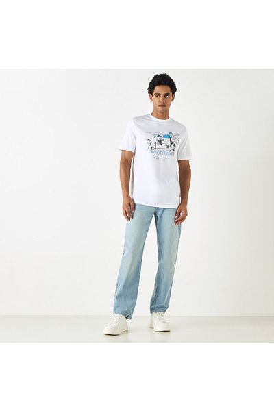 Lee Cooper Straight Cut Jeans With Pockets