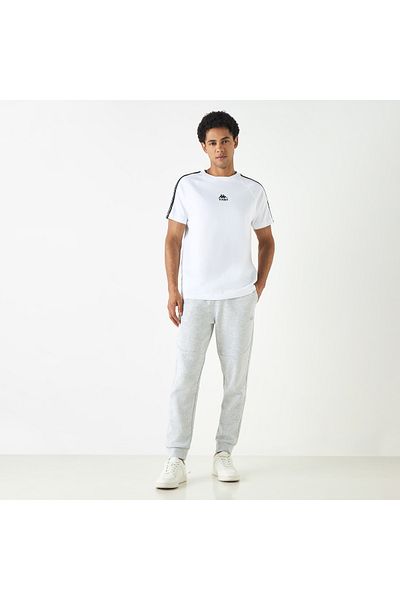 Kappa Kappa Logo Embroidered Joggers with Drawstring Closure