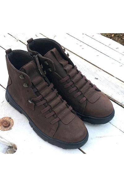 Bulldozer 220009 Ανδρικές γνήσιες δερμάτινες μπότες casual