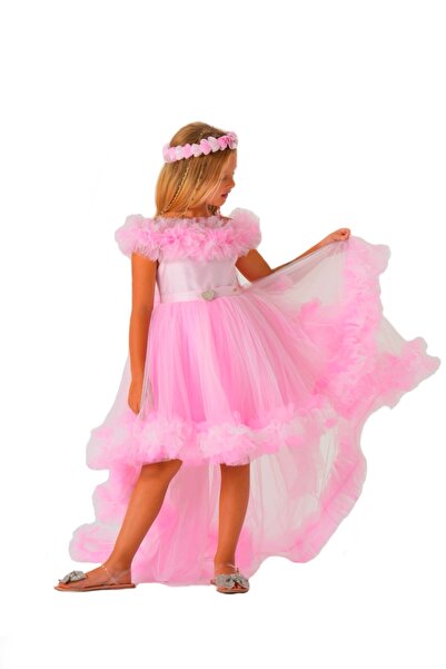 Rs.RosieKids Kız çocuk kuyruklu elbise