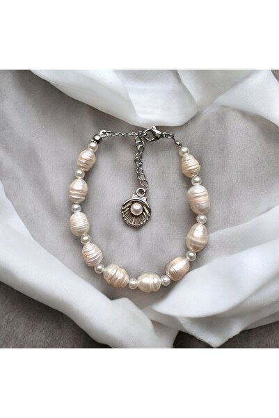 Sunshe Atelier سوار من اللؤلؤ بتصميم خاص (مع جهاز فولاذي)