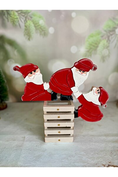 Home Tırmanan Noel Baba Ahşap Dekor