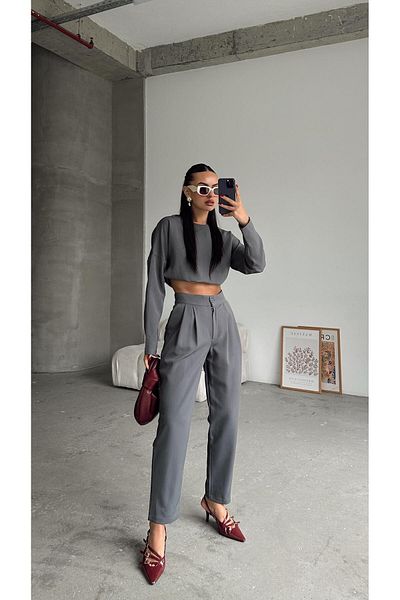 mydukkan.co Petra Smoked Crop Pants Set