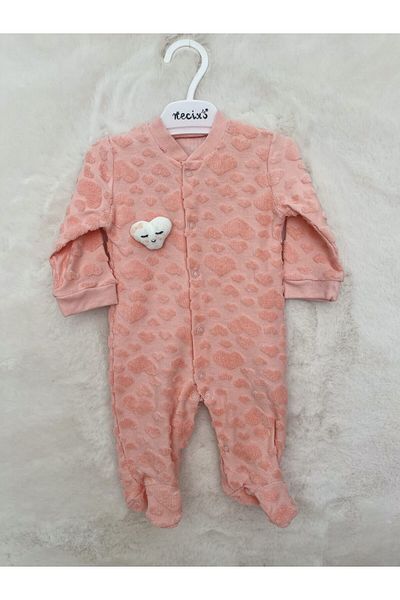 Necix's Heart Pattern Soft Jumpsuit