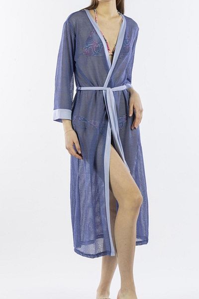 Nicoletta Caftan pareo de damă cu țevi, bleumarin