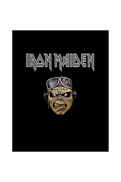 Z zepplin Iron Maiden Zombie Face Patch mare pentru spate