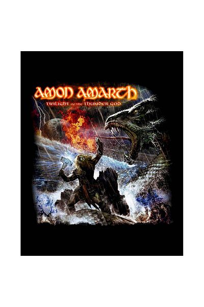 Z zepplin Amon Amarth Twilight of the Thunder God Patch mare pe spate