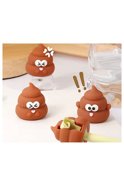 Happystore Lovely Hand Cute Bear Shaped Poop Pencil Sharpener - School Supplies for Kids