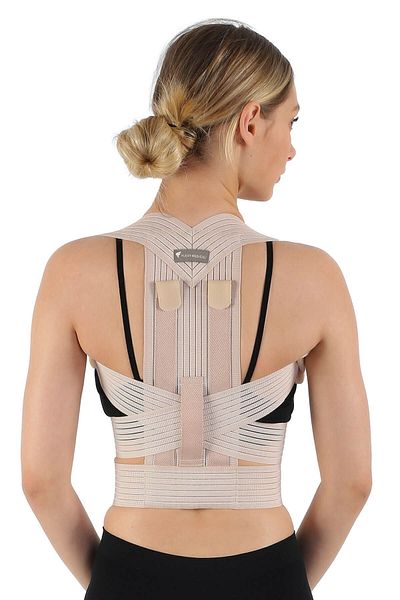 Flexy Medical Upright Posture Corset - Orthopedic Underwire Corset - Waist, Back, Shoulder Posture - Humpback Prevention