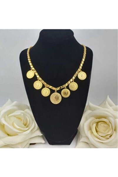 barisiva gold Altın Kaplama 60cm Halep Arpa Zincir Kolye