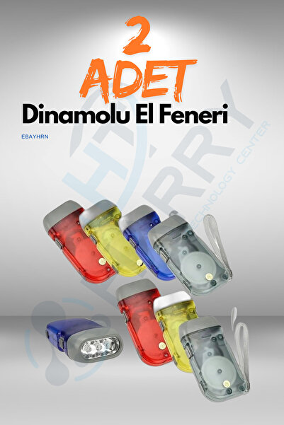 harry 2 Adet Tüm Aileye Deprem Için Pilsiz Dinamolu 3 Ledli El Feneri Deprem ...