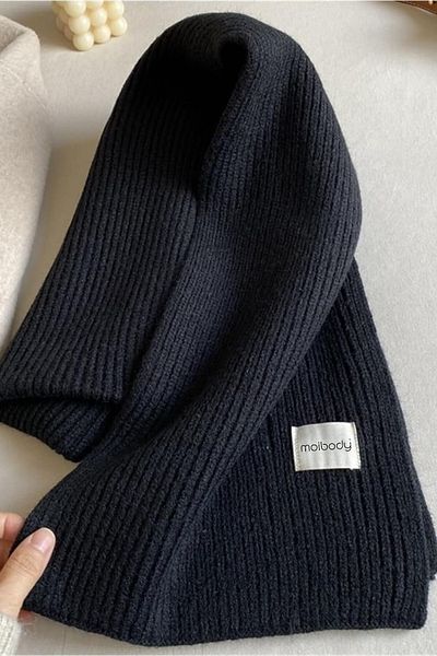 Moibody 100% acrilic tricotaje premium tricot eșarfă cu nervuri Accesoriu de iarnă