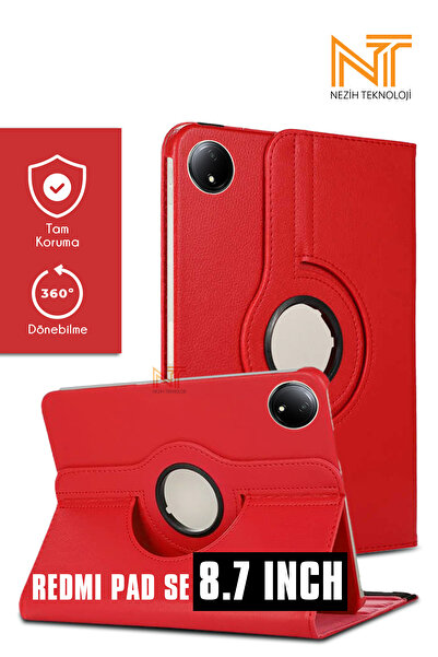Nezih Case Xiaomi Redmi Pad Se 2024 8.7 inç Uyumlu Dönebilen Uyku Modlu Stand...