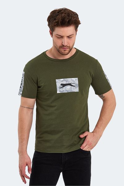 Slazenger Ανδρικό T-Shirt Χακί - Paderau