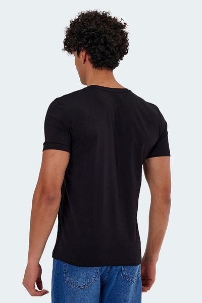 Slazenger Ανδρικό T-shirt Katons Μαύρο