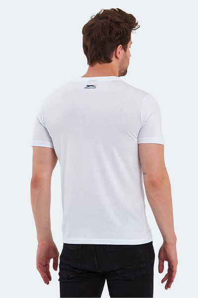 Slazenger Ανδρικό λευκό μπλουζάκι - Pallu I Model