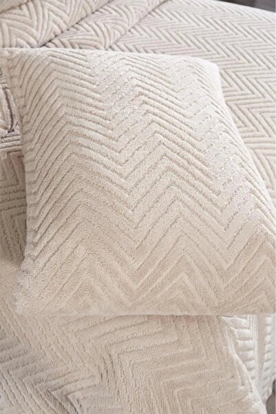 Bikaya Home Ultrasonik 180x240 Cm Tek Kişilik Welsoft Yatak Örtüsü Seti - Yastık Kılıfı 55x75 Cm (1 Adet)