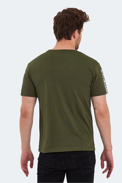 Slazenger Ανδρικό T-Shirt Χακί - Paderau