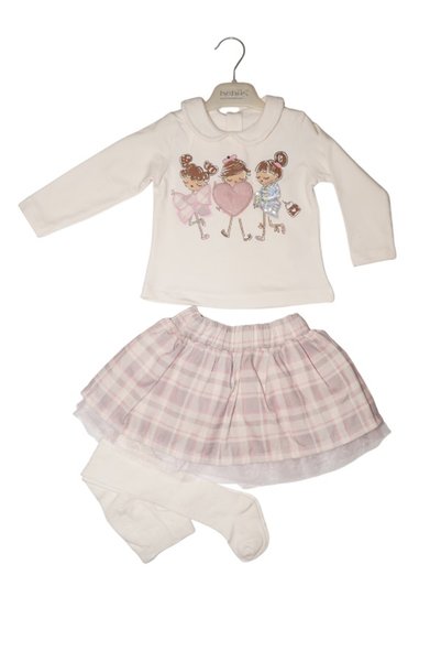 Bebüş Kadim Baby Girl Skirt Suit