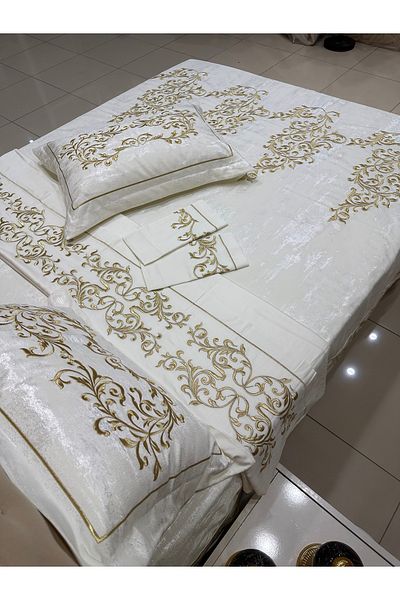 incisecrethome 10 Pcs Slip Bed Cover Set