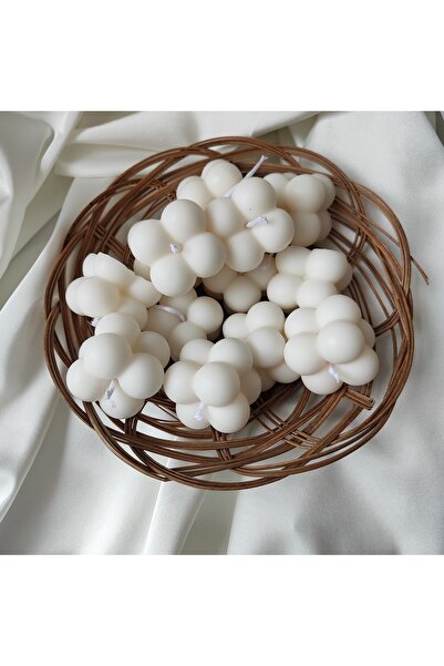 Bernamiofficial 15 Mini Bubble Candles for Gifts
