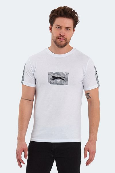 Slazenger Ανδρικό λευκό μπλουζάκι - Paderau