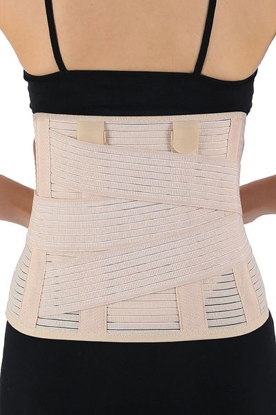 Flexy Medical Corset for Waist Pain Steel Underwire Adjustable Women Men Corset 32cm Lumbosacral Hernia Corset