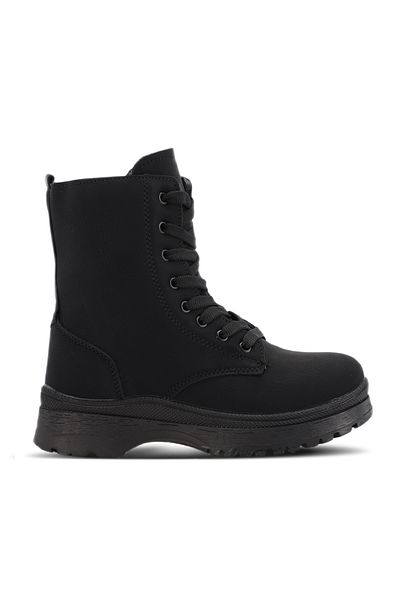 Esem Henda Girl's Boots Black Nubuck