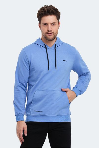 Slazenger Мъжки тюркоазен суитшърт - Obra In