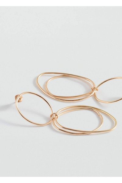 Mango Teen Karma Hoop Earrings