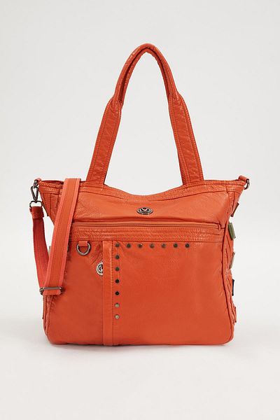 Levidor Orange Color Detailed Shoulder Bag