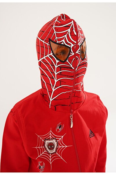 Gigas Polar Lighted Licensed Spiderman Kids Tracksuit Set,Spiderman Costume