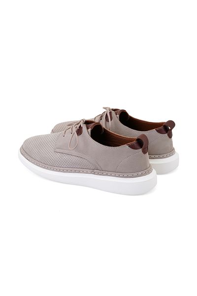 Desa Pantofi casual din piele pentru bărbați Derick Grey