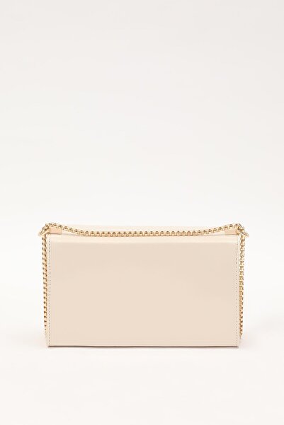 Levidor KREM RUGAN Zincir Saplı Omuz Çantası