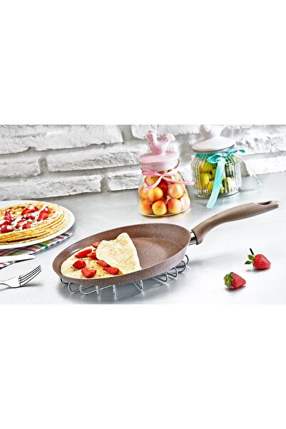 SAFLON Granit 4 mm gözleme krep tavası 24 cm
