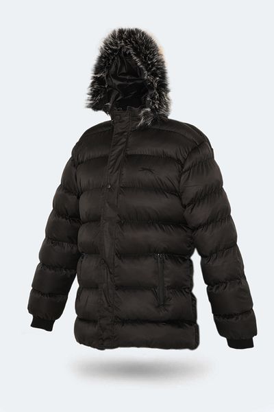 Slazenger Ανδρικό παλτό Harshall In Large Size &amp;   Παλτό Μαύρο