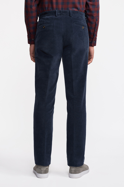 Edwards Erkek Lacivert Kadife Pantolon