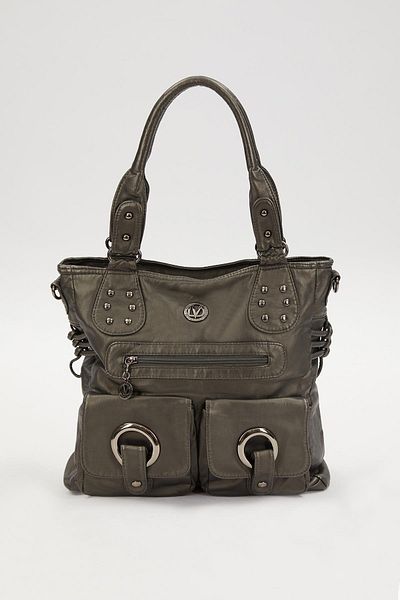 Levidor Gray Bird Eye Detailed Shoulder Bag