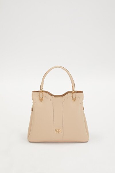 Levidor Mink Stitching Detailed Handbag