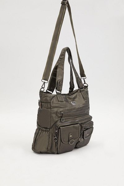 Levidor Gray Çepçik Detailed Shoulder Bag