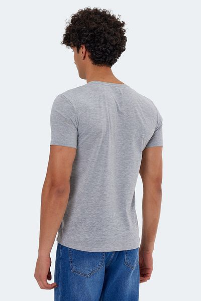 Slazenger Ανδρικό μπλουζάκι Katons σε γκρι χρώμα