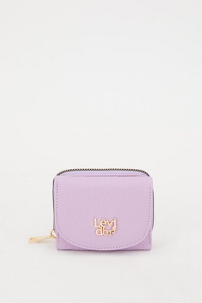 Levidor Lilac Embossed Pattern Wallet