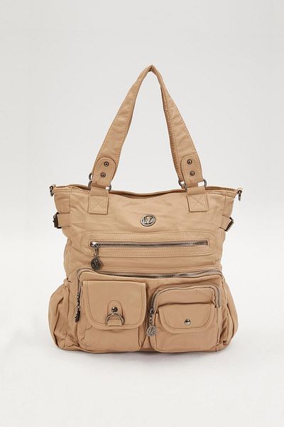 Levidor Cream Chafing Detailed Shoulder Bag