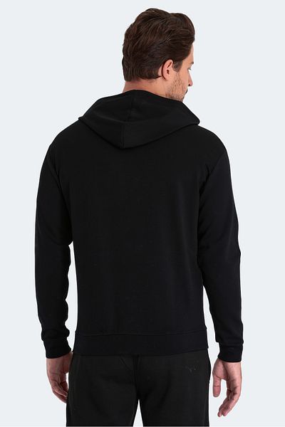 Slazenger Kula I Erkek Sweatshirt Siyah