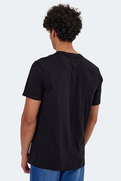 Slazenger Ανδρικό T-shirt Karnen Over Μαύρο