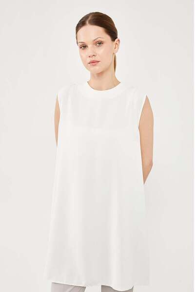 Levidor Ekru Sıfır Kol Jesica İçlik